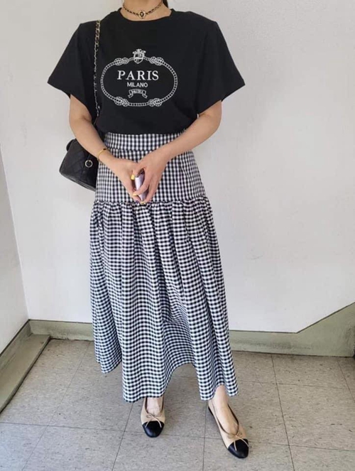 French Embroidery Tee 法式質感筆觸心形刺繡T恤/ TP9215 main image 0