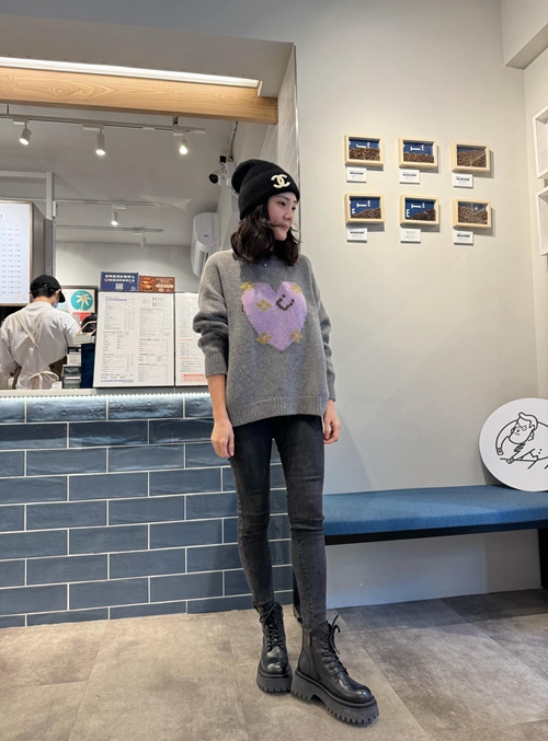 EVELYN SWEATER 羊毛混紡針織背心
