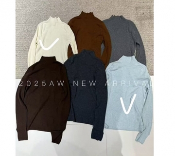 細羊毛針織打底衫